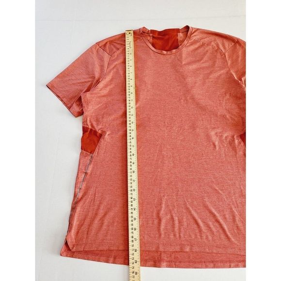 Lululemon Performance Running Pink Crew Shirt Men's Large - Picture 4 of 9